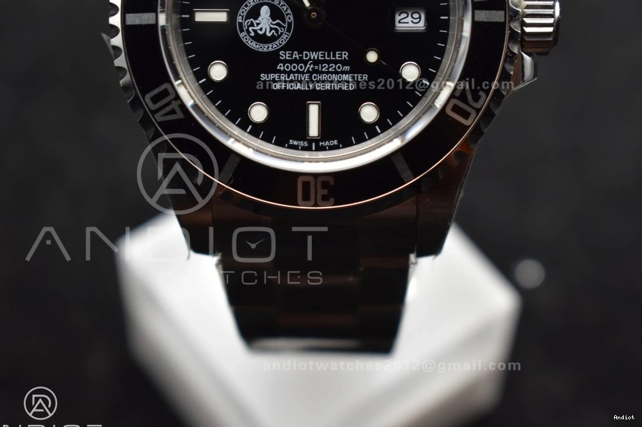 16600 Bracelet Best Polipetto Edition Octopus 1:1 Sea-Dweller SS A3135 BPF Dial on 0303